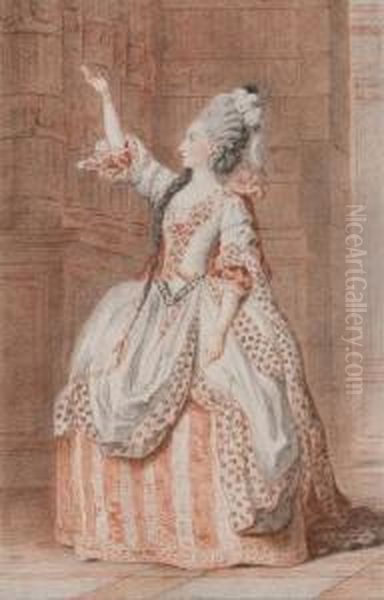 A Presumed Portrait Of Mademoiselle Saint-val L'ainee - view 1