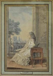 Portrait D'elisa De La Borde, Comtesse D'angiviller.