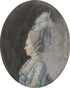 Portrait De Femme by Louis Carrogis Carmontelle