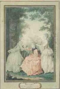 Mesdames De Marcenay by Louis Carrogis Carmontelle