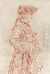 The Duke Of Orleans Standing In Profile To The Right