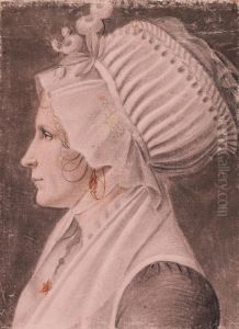 Zugeschrieben - Frauenportrat Im Profil by Antonio Carnicero Y Mancio