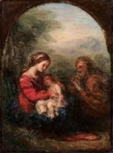 Sacra Famiglia by Giovanni Carnovali Il Piccio