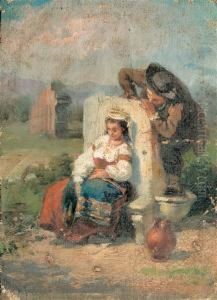 Alla Fonte by Giovanni Carnovali Il Piccio