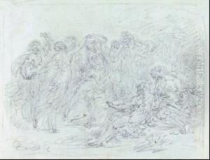 La Danza Delle Ninfe by Giovanni Carnovali Il Piccio