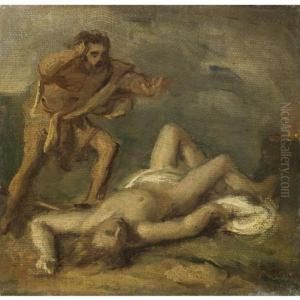 Bozzetto Per Caino E Abele