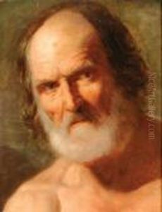 Testa Di Vecchio by Giovanni Carnovali Il Piccio