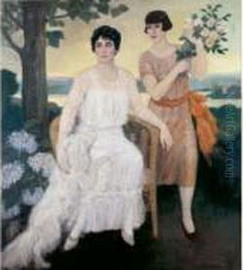 La Mere Et La Fille by Henry Caro-Delvaille