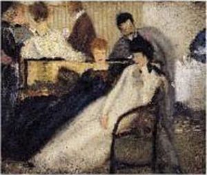 Au Salon, Circa 1900 Au Salon, Circa 1900