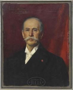 Portrait Of General William F. Draper by Carolus Duran Charles Emile