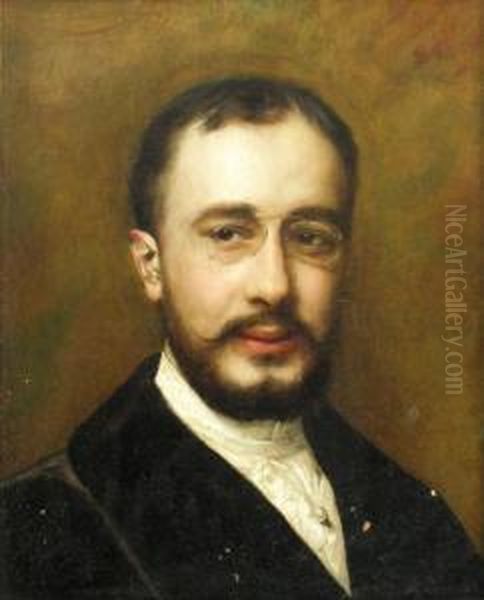 Portrait Of Henri De Toulouse-lautrec, Head And Shoulders In A Black Coat - view 1