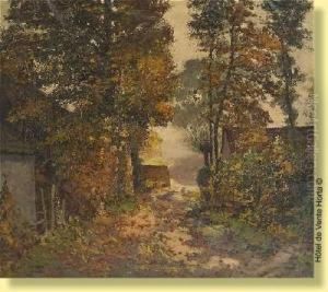 Rayons De Soleil Dans Le Sous-bois by Joseph Caron