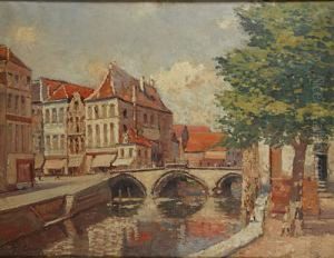Hoogbrug A Malines by Joseph Caron