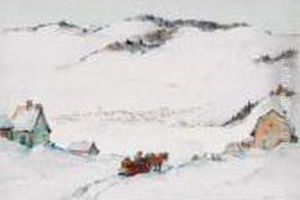 The Ride Into Town by Paul Archibald Caron