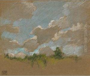 Cloud Study by Paul Archibald Caron