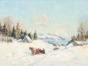 Winter Morning, Baie St. Paul