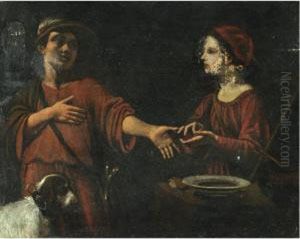 A Young Man Having His Fortune Told