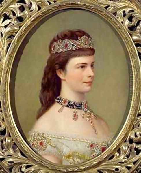 Portrait of the Empress Elizabeth of Austria (1837-98), wife of Franz Joseph (1830-1916) - view 1