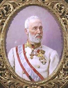 Portrait of Field Marshal Archduke Albrecht of Austria (1817-95) son of Archduke Karl