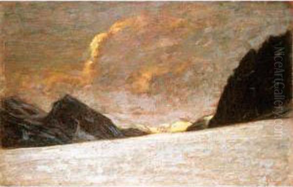 Cime Innevate Al Tramonto - view 1