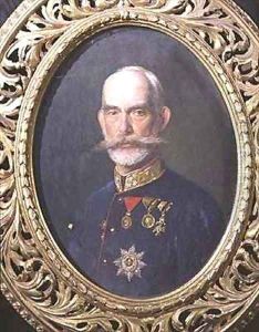 Portrait of Lt. Field Marshal Archduke Rainer of Austria (1827-1913) cousin of the Emperor Franz Joseph by Theodor Breidwiser or Breitwieser