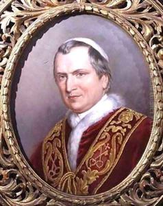Portrait of Pope Pius IX, Giovanni Maria Mastai Ferretti (1792-1878), pope from 1846