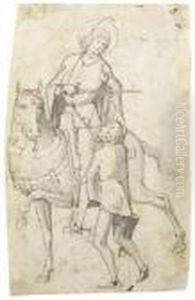 Saint Martin Dividing His Cloak by Vittore Carpaccio