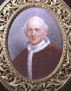 Portrait of Pope Leo XIII, Vincenzo Gioacchino Pecci (1810-1903), pope from 1878 by Theodor Breidwiser or Breitwieser
