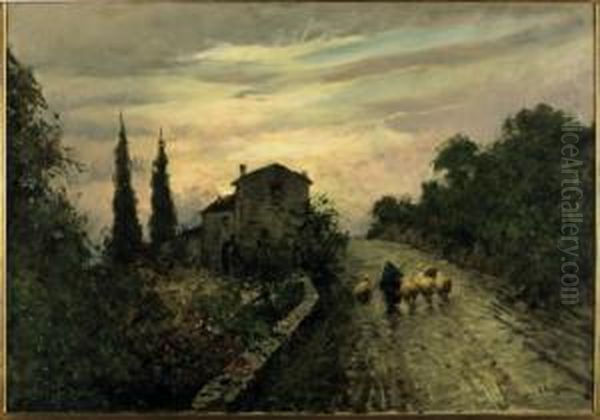 "bobbio Pellice - Il Mulino Triste" 1913 - view 1