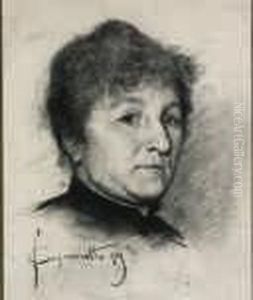 "volto Femminile" 1889 by Giovanni Battista Carpanetto