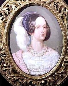 Portrait of Princess Maria Anna of Sardinia (1803-84) wife of Emperor Ferdinand I of Austria