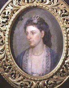 Portrait of the Archduchess Elizabeth of Austria (1831-1903) wife of Archduke Karl Ferdinand