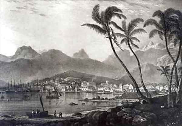 Port Louis from 'Views in the Mauritius' - view 1