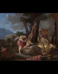 Apollo E Marsia by Giulio Carpione