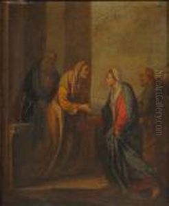 La Visitation by Giulio Carpione