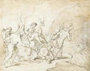 La Discesa Agli Inferi by Giulio Carpione