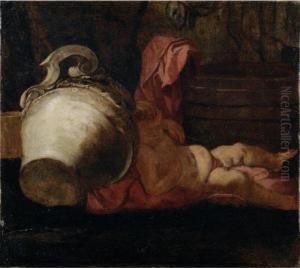 Putto Addormentato by Giulio Carpione