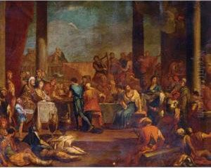 Belshazzar's Feast by Giulio Carpione