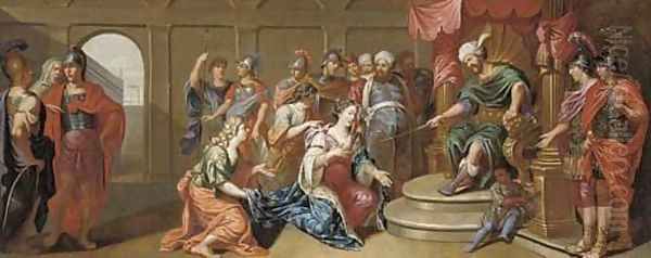 Esther before Ahasuerus - view 1