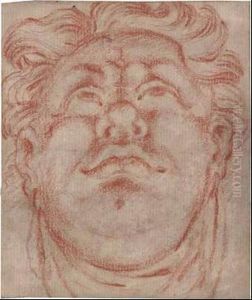 Testa Grottesca by Agostino Carracci