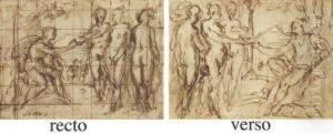 The Judgment Of Paris (recto And Verso)