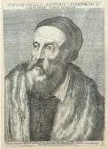 Ritratto Di Tiziano by Agostino Carracci