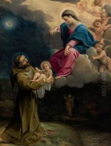 The Vision Of Saint Francis by Lodovico Carracci