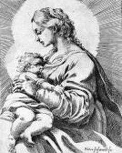 Maria, Das Christuskind Stillend