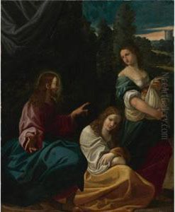 Christ With Martha And Mary