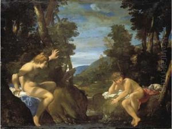 Salmacis And Hermaphroditus - view 1