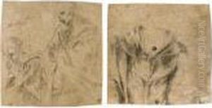Recto
: Two Separate Studies For The Figure Of St. John In A Lamentation;
Verso
: Study For The Figure Of The Madonna In An Assumption by Lodovico Carracci