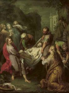 The Entombment by Balthazar Beschey