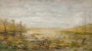 Marais Dans Les Dombes by Louis Hilaire Carrand
