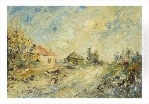 Les Maisons Au Bord Du Chemin by Louis Hilaire Carrand
